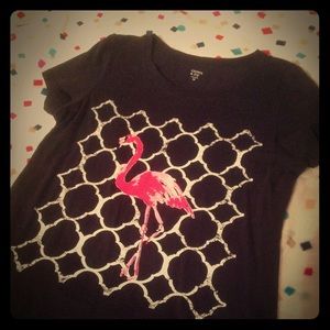 Flamingo Crown and Ivy Tee